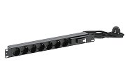 БР-7SCH-16А-AB16-Ш-3SCH (130411-02074) / Блок розеток 19"