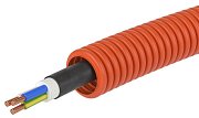 Труба ПНД D16 + ВВГнг(А)-LS 3х2,5 (ГОСТ+) (7S91650) / Гофрошланг с кабелем