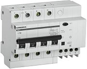 GENERICA АД14 4Р 50А 30мА (MAD15-4-050-C-030) / Автоматический выключатель дифференциального тока