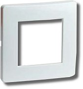 Рамка на 2+2 модуля (двухместная), белая (75012W) / Рамка двухместная, Brava