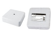 Коробка КР 75х75х20 ОП белая, IP40, с клеммной колодкой (SQ1401-0904) / Распаячная коробка