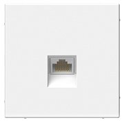ArtGallery розетка RJ45, кат. 6Е, скрытой установки, механизм, белый (GAL000186) / Розетка компьютерная