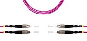 Патч-корд ВО MM(OM4), FC/UPC-FC/UPC, 3.0мм, duplex, LSZH, 2м (09-12062) / Патч-корд волоконно-оптический