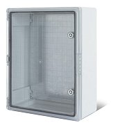 Корпус пластиковый ЩМПп с прозрачной дверцей и монтажной панелью 400х300х220мм, АБС, УХЛ1, IP65 REXANT (11-0413) / Корпус пластиковый с монтажной платой