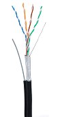 F/UTP 4pair, Cat5e, Out, Sw (EC-UF004-5E-PE-SW-BK)