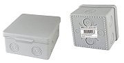 Коробка ОП 80х80х50мм, крышка, IP54, 7вх., без гермовводов (SQ1401-0822) / Распаячная коробка