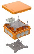 Коробка огнестойкая разветвительная для о/п двухкомпонентная 100х100х40 (60-0303-FR6.0-4-2-Р) / Коробка огнестойкая