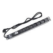PDU-6P-B-2EU (7292c) / Блок розеток 19"