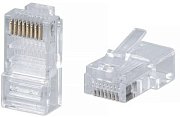 J-RJ45-8p8c-UTP-5e (201-021) / Коннектор RJ-45 (8Р8С) кат.5e