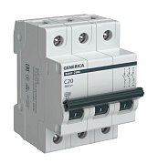 GENERICA ВА47-29М 3P C 20А 4,5кА (MVA21-3-020-C-G) / Автоматический выключатель