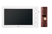 CTV-DP3702 Gamma (белый + бронза) / Комплект видеодомофона
