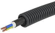 Труба ПНД D16 + ВВГнг(А)-LS 3х2,5 (ГОСТ+) (7S71650) / Гофрошланг с кабелем