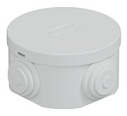 Коробка JBR065 D=65х35, 4 вых., IP44, серая (44004) / Коробка монтажная