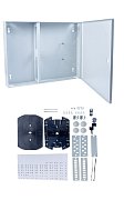FO-WL-16-SC/2LC/FC/ST-FP-K (12302c) / Бокс оптический настенный