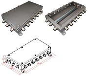 КМ IP66-2040, нержавейка / Коробка монтажная электротехническая