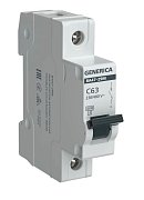 GENERICA ВА47-29М 1P C 63А 4,5кА (MVA21-1-063-C-G) / Автоматический выключатель