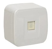 Минск Розетка RJ-45 1-местная ОП 1А (EGK01-035-10)