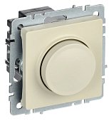 Светорегулятор поворотно-нажимной BRITE СС10-1-0-БрКр 600Вт бежевый (BR-D20-0600-K10)