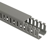 Кабель-канал перфорированный 25х25 ИМПАКТ серый (CKM50-025-025-1-K03) / Кабель-канал перфорированный