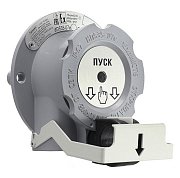УДП ИП535-07е, И1, "Пуск", серый, ШТ1/2"+ШТ1/2" / Устройство дистанционного пуска взрывозащищенное