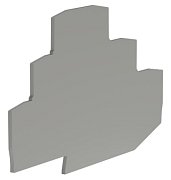 Изолятор торцевой для клеммы VPR-2.5-3L (D-VPR-2.5-3L) / Изолятор торцевой для клемм