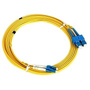 Патч-корд оптический (SM), 9/125 (OS2), LC/UPC-SC/UPC, 3мм (Duplex), LSZH, 2м (50-2477-1) / Патч-корд оптический