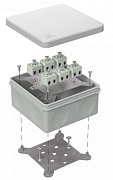 Коробка огнестойкая для о/п двухкомпонентная 100х100х50 (60-0300-7035-FR2.5-12) / Коробка огнестойкая