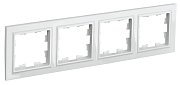 Рамка 4-местная РУ-4-БрБ IP20 белая BRITE (BR-M42-K01) / Рамка