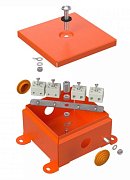 Коробка металлическая огнестойкая 110х110х65 (70-0360-FR2.5-4) / Коробка металлическая огнестойкая