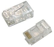 PLUG-8P8C-U-C5-100 (100 шт) / Разъем RJ-45