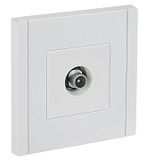 FORTE&PIANO Розетка TV проходная FP229 скрытой установки белый (FP-A10-P-K01) / Розетка TV проходная серии FORTE&PIANO