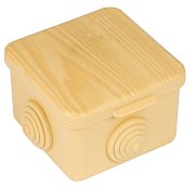 КМР-030-036 пылевлагозащитная (65х65х50) светлое дерево (plc-kmr2-030-036-s) / Коробка распределительная