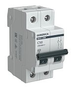 GENERICA ВА47-29М 2P C 50А 4,5кА (MVA21-2-050-C-G) / Автоматический выключатель