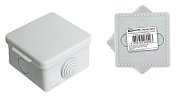 Коробка ОП 65х65х50мм, крышка, IP54, 4вх (SQ1401-0511) / Распаячная коробка