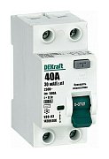 УЗО-03 ВДТ 2P 40А 30мА AC 6кА (14209DEK) / Автоматический выключатель дифференциальный (УЗО)