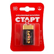 СТАРТ 6LR61-BL1 (9 В, Крона,  6LR61), БЛИСТЕР / Алкалиновая батарейка