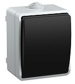 Выключатель 1-клавишный проходной ВС20-1-0-ФСр открытой установки IP54 серый FORS (EVS10-K03-10-54-DC)