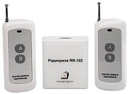 RR-102 + 2 пульта, 250-950 метров, питание 12В / Комплект радиореле