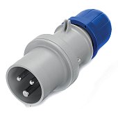 Вилка кабельная IP44 32A 2P+E 230V (DIS2133233)