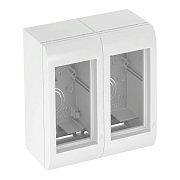 WG-AK RW, (6109900) / Коробка монтажная под 2 модуля 45х45