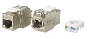 KJ8-8P8C-C6-180-TLS-SH-F-WH / Вставка Keystone Jack RJ-45