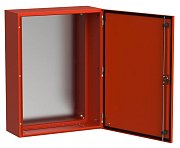 Корпус металлический TITAN 5 ЩМП-80.60.30 800х600х300 УХЛ1 IP66 RAL3020 красный с монтажной платой (TI5-13-N-080-060-030-66) / Корпус металлический с монтажной платой