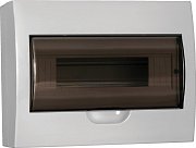 Корпус пластиковый навесной GENERICA ЩРН-П-12 черная прозрачная дверь IP41 (MKP12-N-12-41-G) / Корпус пластиковый