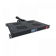 NTSS-FAN4/19T-BL 4 вент. черный / Модуль вентиляторный 19"