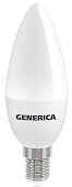 Лампа светодиодная C35 свеча 8Вт 230В 4000К E14 GENERICA (LL-C35-08-230-40-E14-G)