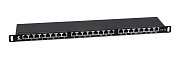 PLHD-24-Cat.6a-SH-Dual-0,5U (9652c) / Патч-панель 19"