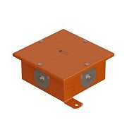 Коробка SMB120 металлическая 120х120х60, 4 металлических заглушки (56004S) / Коробка, 4 металлические заглушки