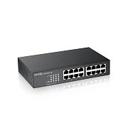 GS1100-16-EU0103F / Коммутатор 16xGE, rack 19", бесшумный