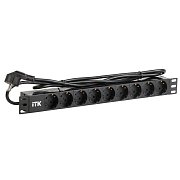 PH22-9D1-P / Блок розеток 19"