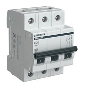 GENERICA ВА47-29М 3P C 25А 4,5кА (MVA21-3-025-C-G) / Автоматический выключатель